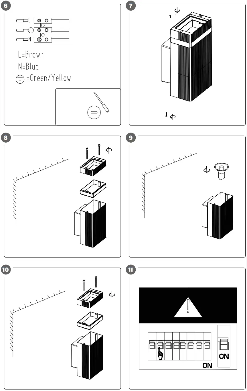 Jula EKVIP 023673 Wall Spotlight - Figure 2