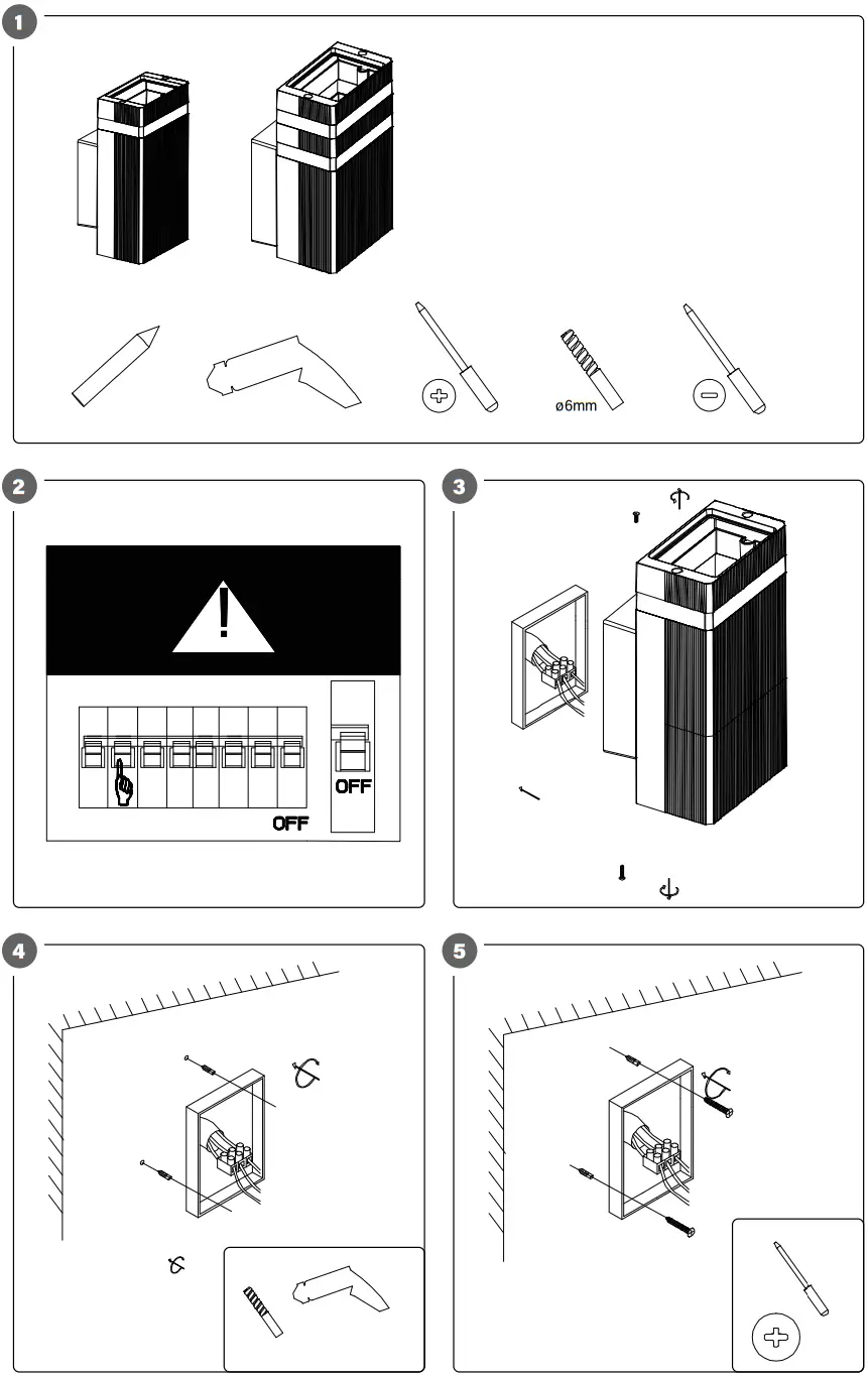 Jula EKVIP 023673 Wall Spotlight - Figure