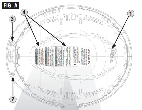 KLEIN TOOLS 60565 Series Safety Helmet - parts 1