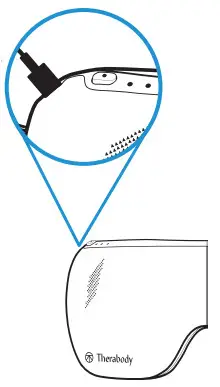 Therabody 923827 Smart Goggles - Charging