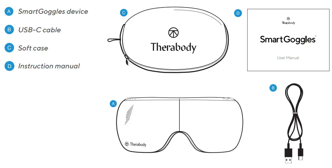 Therabody 923827 Smart Goggles - wearable device