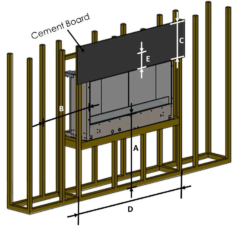 FLARE-FIREPLACES-50-Front-Facing-Framing-Guidevent-Free-Wood-Framing-fig- (5)