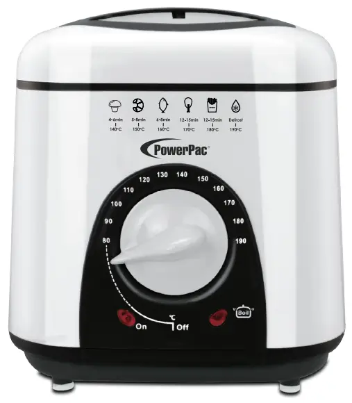 PowerPac PPDF809 Deep Fryer -