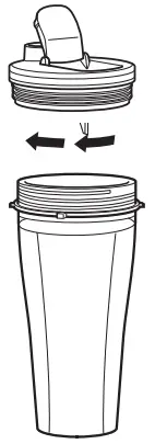 NINJA CB350EU Power Nutri Blender 3 In 1 - NUTRI CUP 7