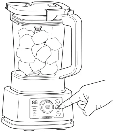 NINJA CB350EU Power Nutri Blender 3 In 1 - Power button