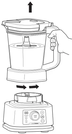 NINJA CB350EU Power Nutri Blender 3 In 1 - desired consistency