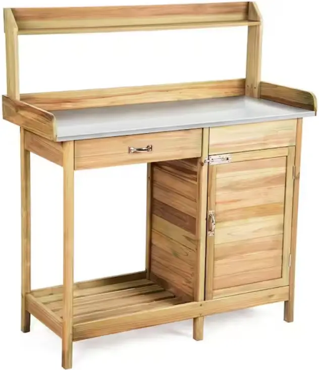 WELLFOR GT-HPY-3555 Wooden Potting Bench