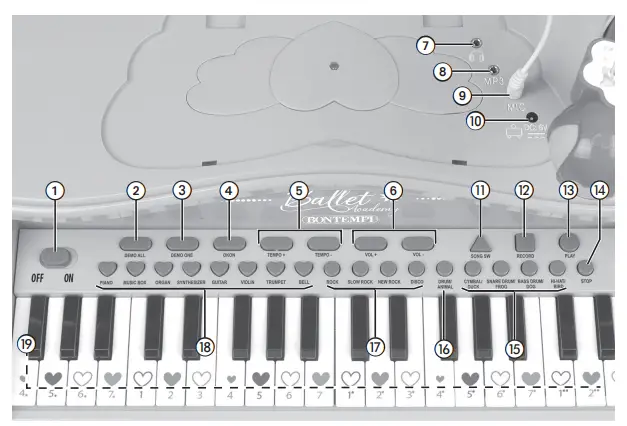 iCOM 10 3777 Electronic Upright Piano with Stool and Microphone-fig-1
