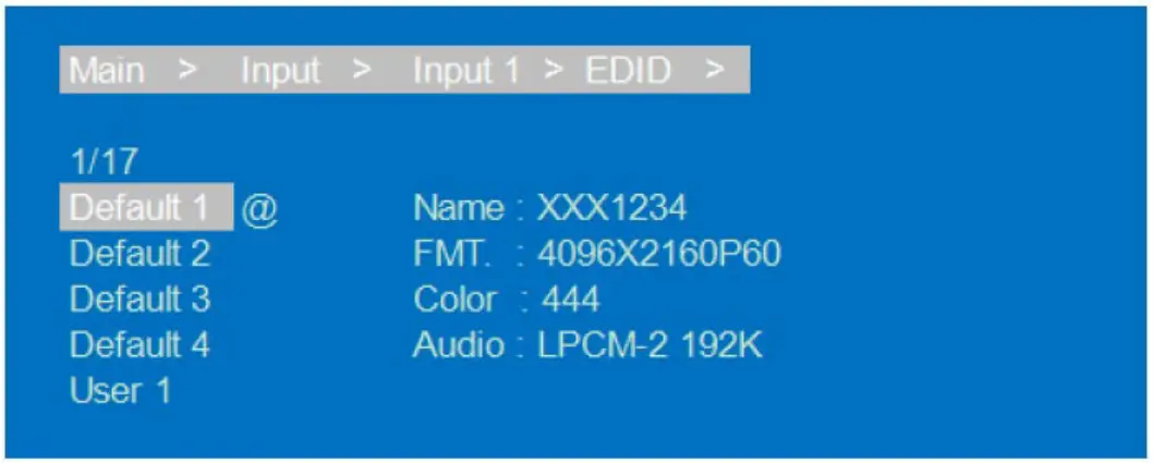 gofanco G4 0147A 8x8 HDMI Matrix 4K HDR Audio Extractor - EDID 1