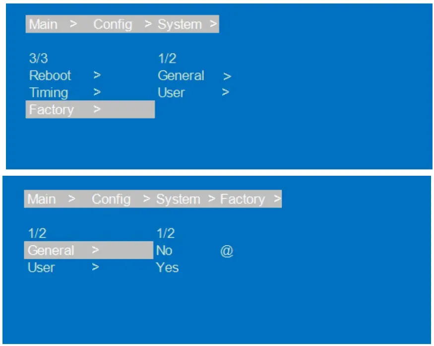 gofanco G4 0147A 8x8 HDMI Matrix 4K HDR Audio Extractor - Factory Reset