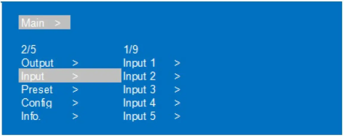 gofanco G4 0147A 8x8 HDMI Matrix 4K HDR Audio Extractor - Input Signal