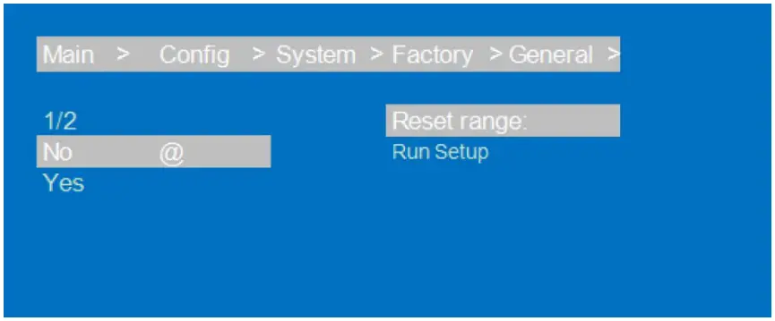 gofanco G4 0147A 8x8 HDMI Matrix 4K HDR Audio Extractor - Reset Range