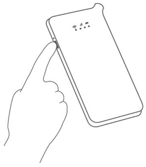 GlocalMe FirstG Portable WiFi - Turn On