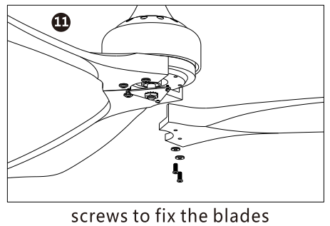 Attaching Fan Blades