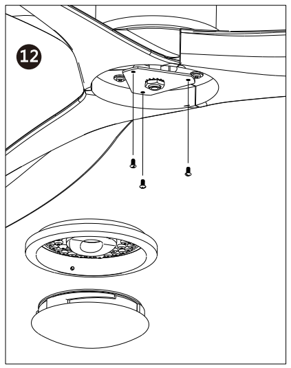 Attaching Fan Blades