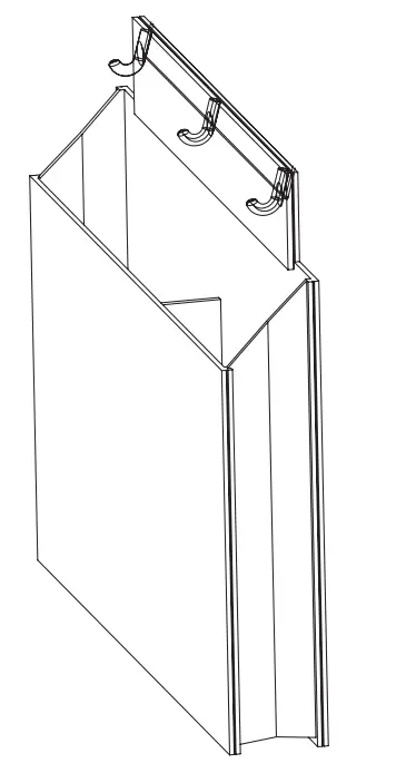 V I V O DESK-AC08PG Side Storage Pocket for Desk