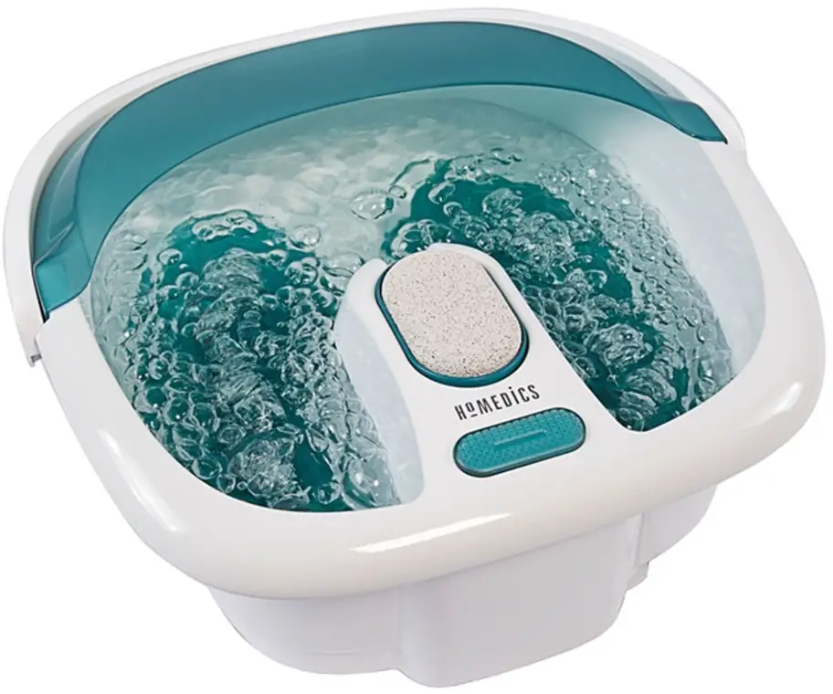 HoMEDiCS FB-450H Bubble Spaelite Foot Bath with Heat Boost
