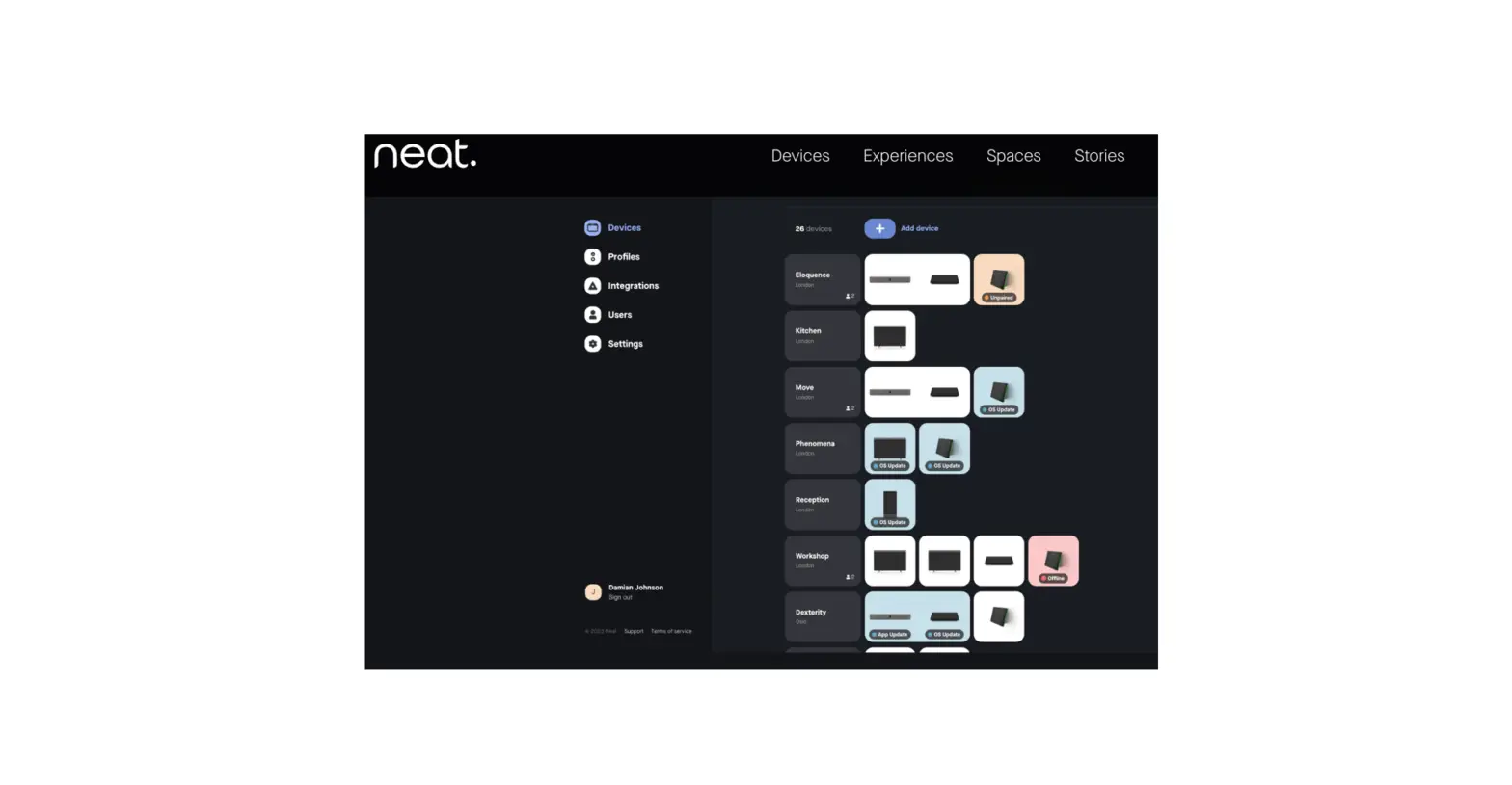 Pulse Control Management Platform For Neat Devices User Guide Pulse Control Management Platform For Neat Devices User Guide