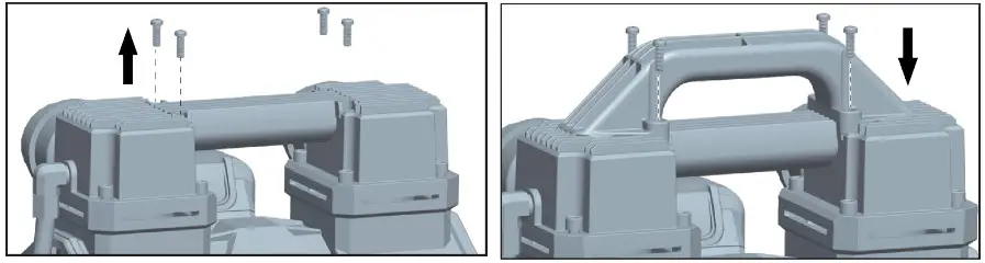 TOOLCRAFT TO 7858587 Air Compressor - Assembling 1