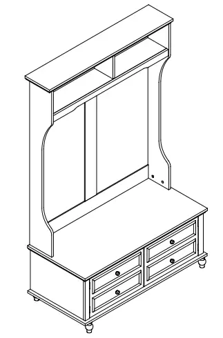 ModernLuxe-L-WF296763AAK-Hall-Tree-with-4-Hooks-fig-1