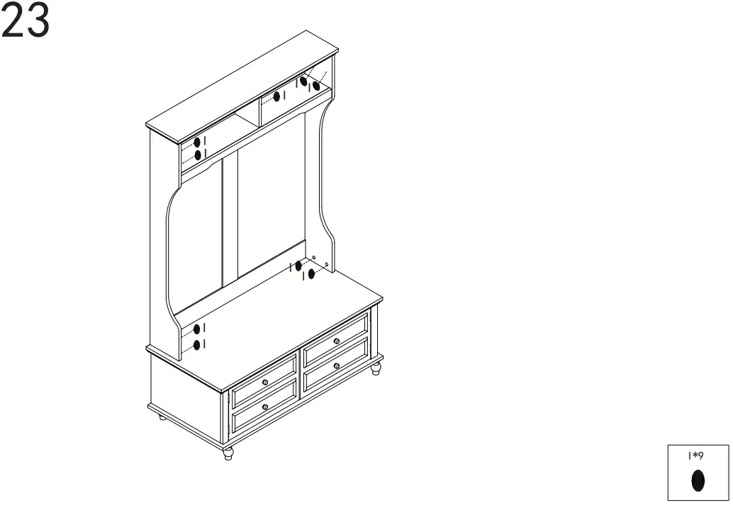 ModernLuxe-L-WF296763AAK-Hall-Tree-with-4-Hooks-fig-21
