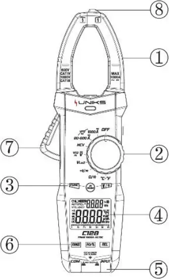 UNIKS C126 - Part Name