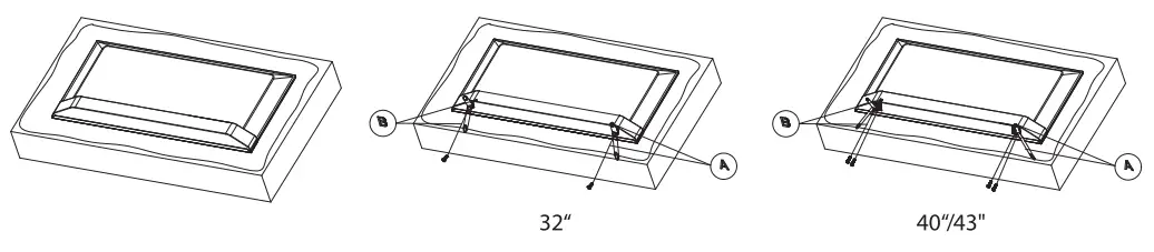 TESLA 32S635SHS Series 6 LED TV - Stand Installation