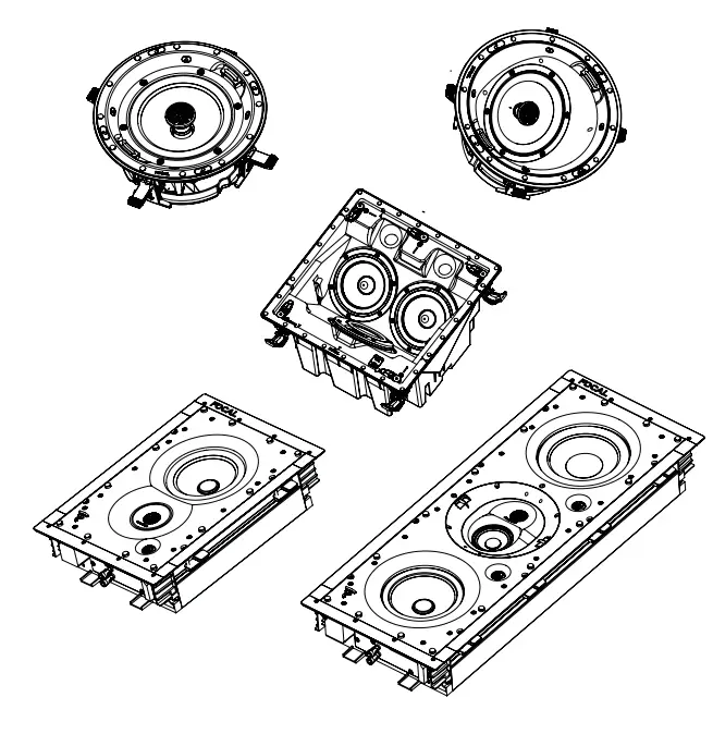 FOCAL 1000 Series In Wall and In Ceiling Speakers