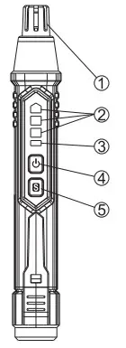 HABOTEST HT59 Pen Type Gas Leak Detector - FIG