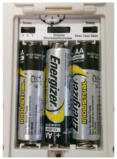 Install a 3-AA Batteries