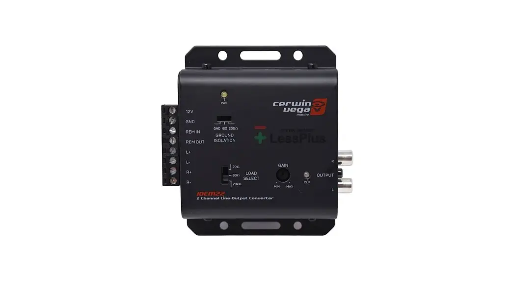 Cerwin Vega Ioem22 2 Channel Line-output Converter User Guide Cerwin Vega Ioem22 2 Channel Line-output Converter User Guide