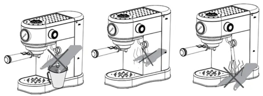 acorn ST 697B Espresso Coffee Machine - Cup button 8