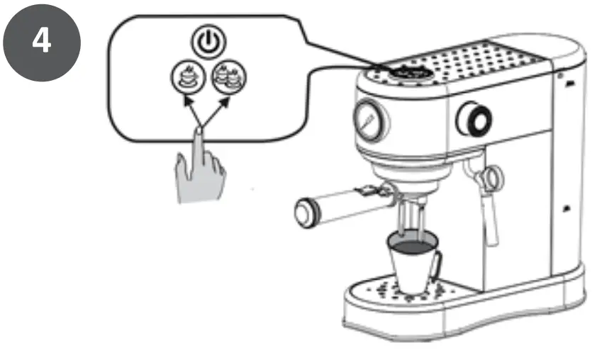 acorn ST 697B Espresso Coffee Machine - Hot water 10