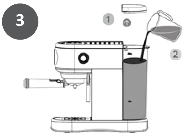 acorn ST 697B Espresso Coffee Machine - Hot water 2