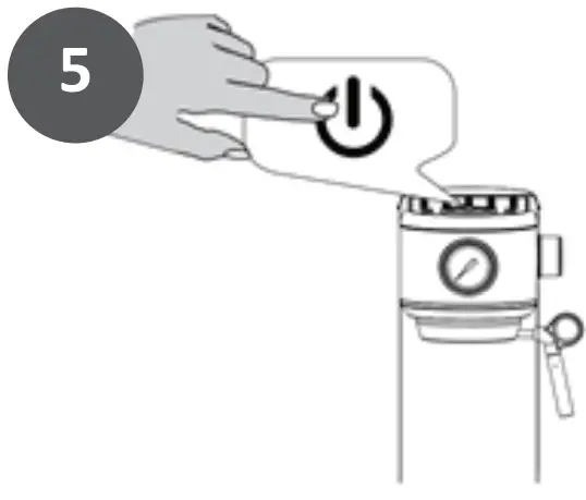 acorn ST 697B Espresso Coffee Machine - Hot water 4