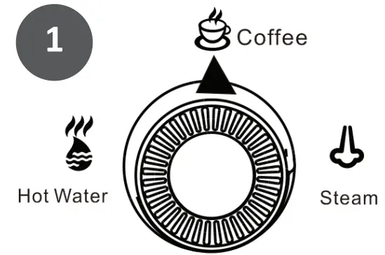 acorn ST 697B Espresso Coffee Machine - Hot water 7