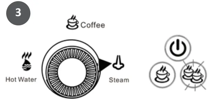 acorn ST 697B Espresso Coffee Machine - Milk 2