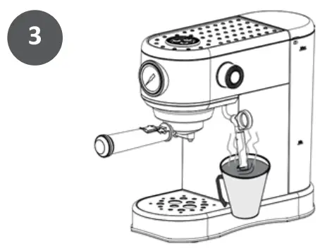 acorn ST 697B Espresso Coffee Machine - Milk 5