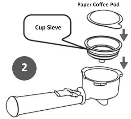 acorn ST 697B Espresso Coffee Machine - Milk 7