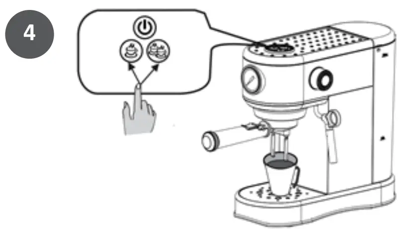 acorn ST 697B Espresso Coffee Machine - Milk 9