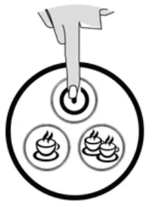 acorn ST 697B Espresso Coffee Machine - Setting 1