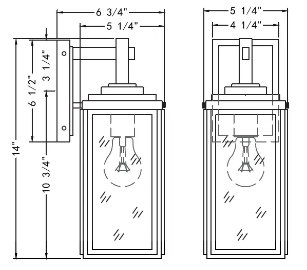 CRYSTORAMA BYR-80101-MK Byron Matte Black 5 Inch Outdoor Lighting Sconce-fig-3