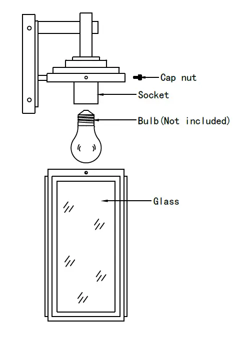 CRYSTORAMA BYR-80101-MK Byron Matte Black 5 Inch Outdoor Lighting Sconce-fig-4