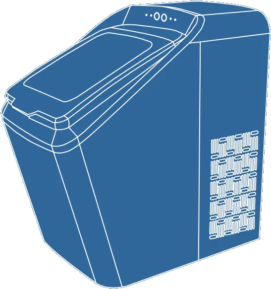 EUHOMY IM-03S Ice Maker - 1