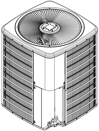 GSXN3N1810AA Goodman 2 Ton 14 SEER2 Air Conditioning System A0