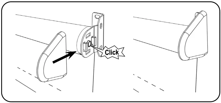 Lifestyle Solar Shades Motorized Roller Shades - Bracket Cover