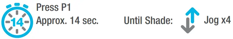 Lifestyle Solar Shades Motorized Roller Shades - Factory Settings