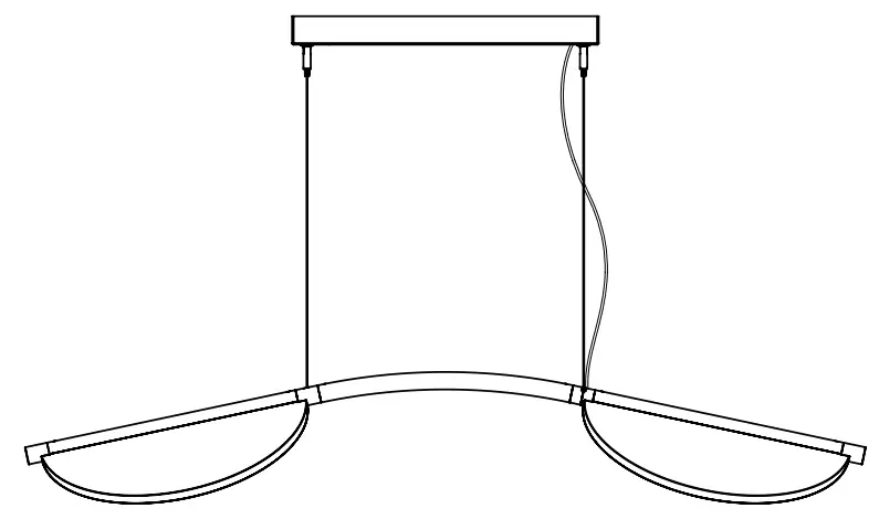 FLOS Almendra Arch S2 Suspension Lamp -