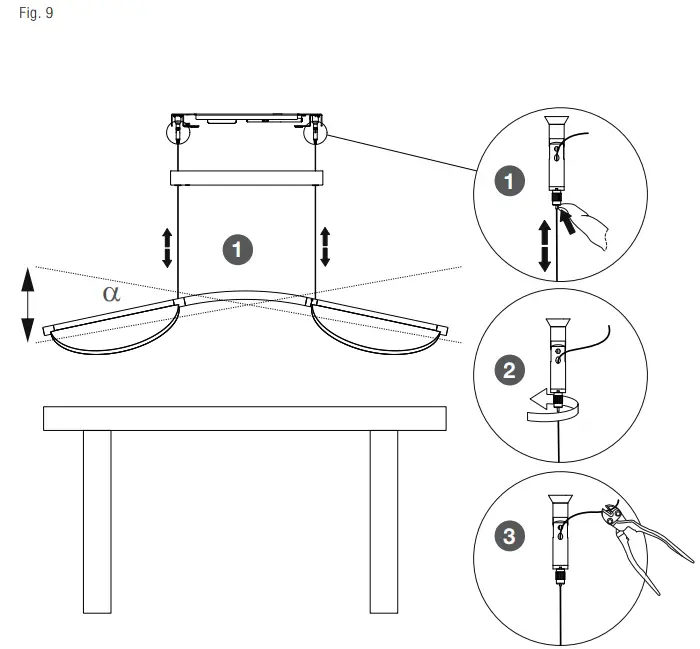 FLOS Almendra Arch S2 Suspension Lamp - FFig. 9