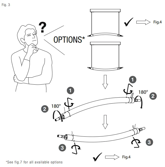 FLOS Almendra Arch S2 Suspension Lamp - Fig. 3